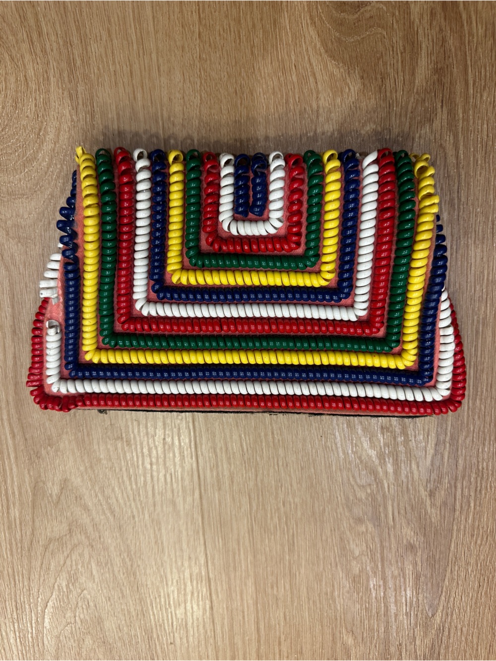 Vintage Telephone Cord clutch